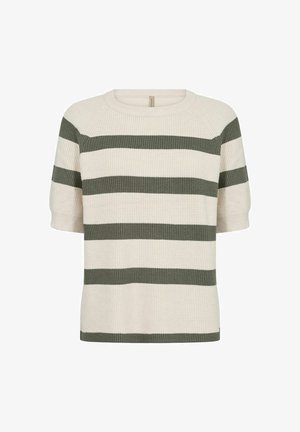 Soyaconcept, KANITA STRIPE 19 - Print T-shirt - misty melange combi