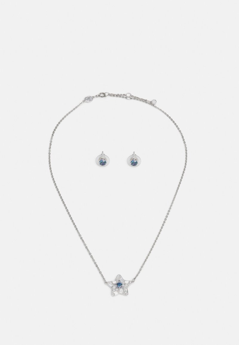 Swarovski STELLA NECKLACE SET Oorbellen silvercoloured/zilverkleurig Zalando.be
