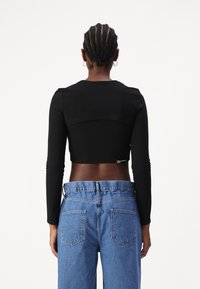 Karl Lagerfeld Jeans LAYERED TEE - Topper langermet - black