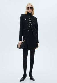 Mango Gonna a pieghe - black
