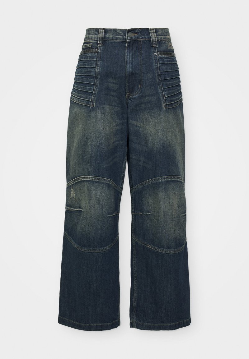 Jaded London Wijde jeans blauw denim/bluedenim