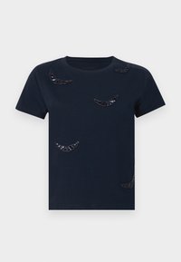 ALYS EMBROIDERY WINGS - Majica kratkih rukava s printom - encre