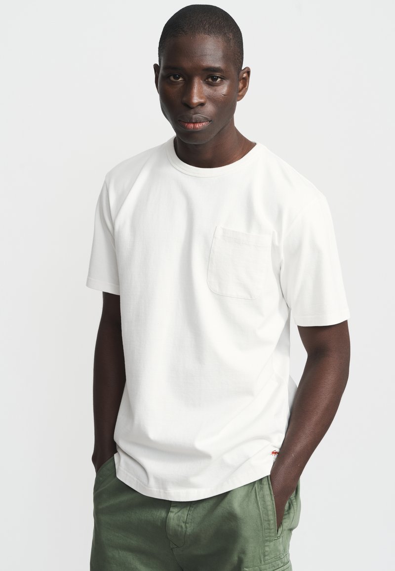 Aubin NEWBURGH  - T-paita - chalk white