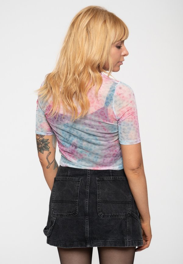 GRATEFUL DEAD CONCENTRIC SKULLS CROP - Print T-shirt3