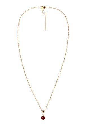 BIRTHSTONE - Collier - dunkelrot