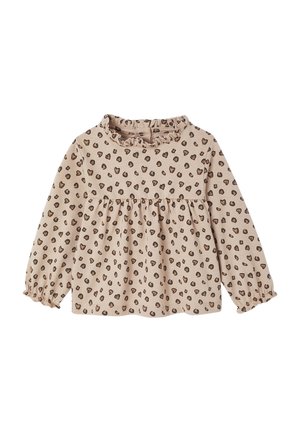 Langarmshirt - taupe