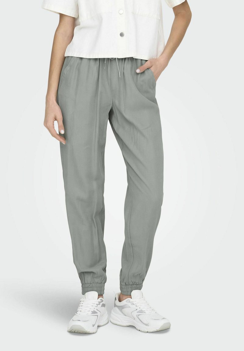 ONLY ONLKELDA EMERY PULL UP - Hlače - wrought iron