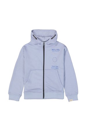 Felpa con zip - heron blue