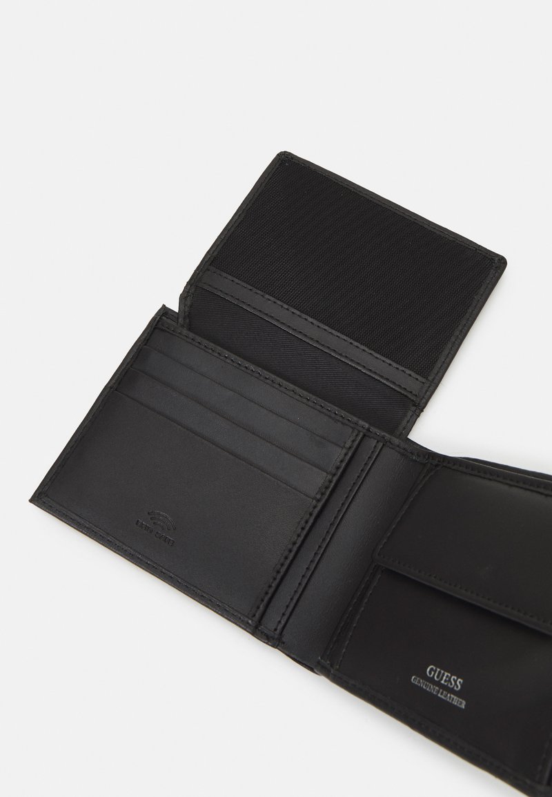 Portefeuille GUESS Madrid Pliant Noir Charbon - Élégant Et Pratique Pour Homme