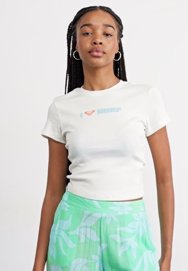 BEACH LOVE - Print T-shirt - egret2