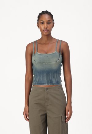 MADDY - Top - blue denim