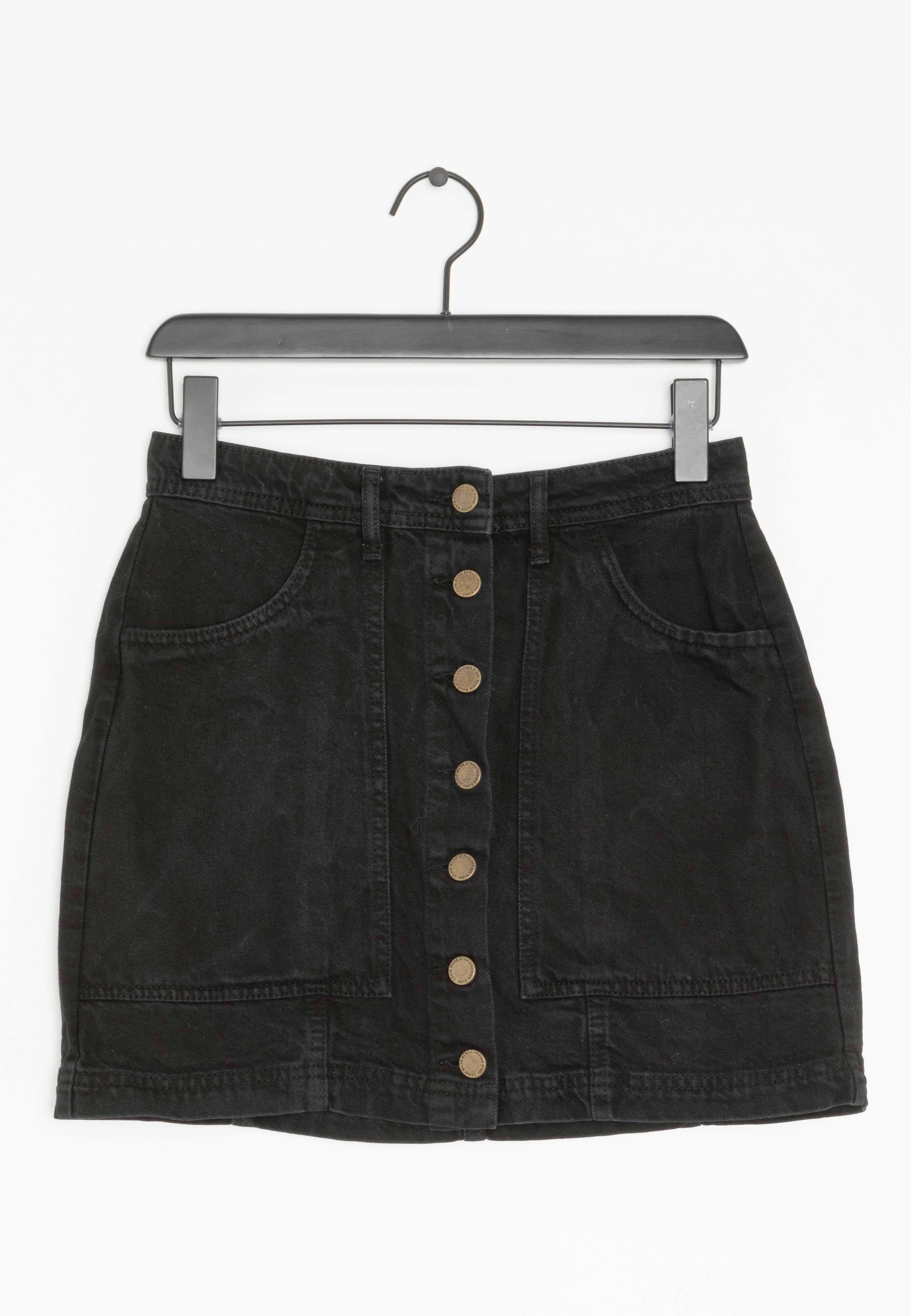 Stradivarius Gonna di jeans - black/nero - Zalando.it