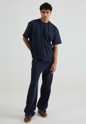 Print T-shirt - navy