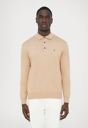 Pulóver - camel melange