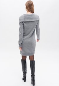 Caroll RILANA - Gebreide jurk - grey