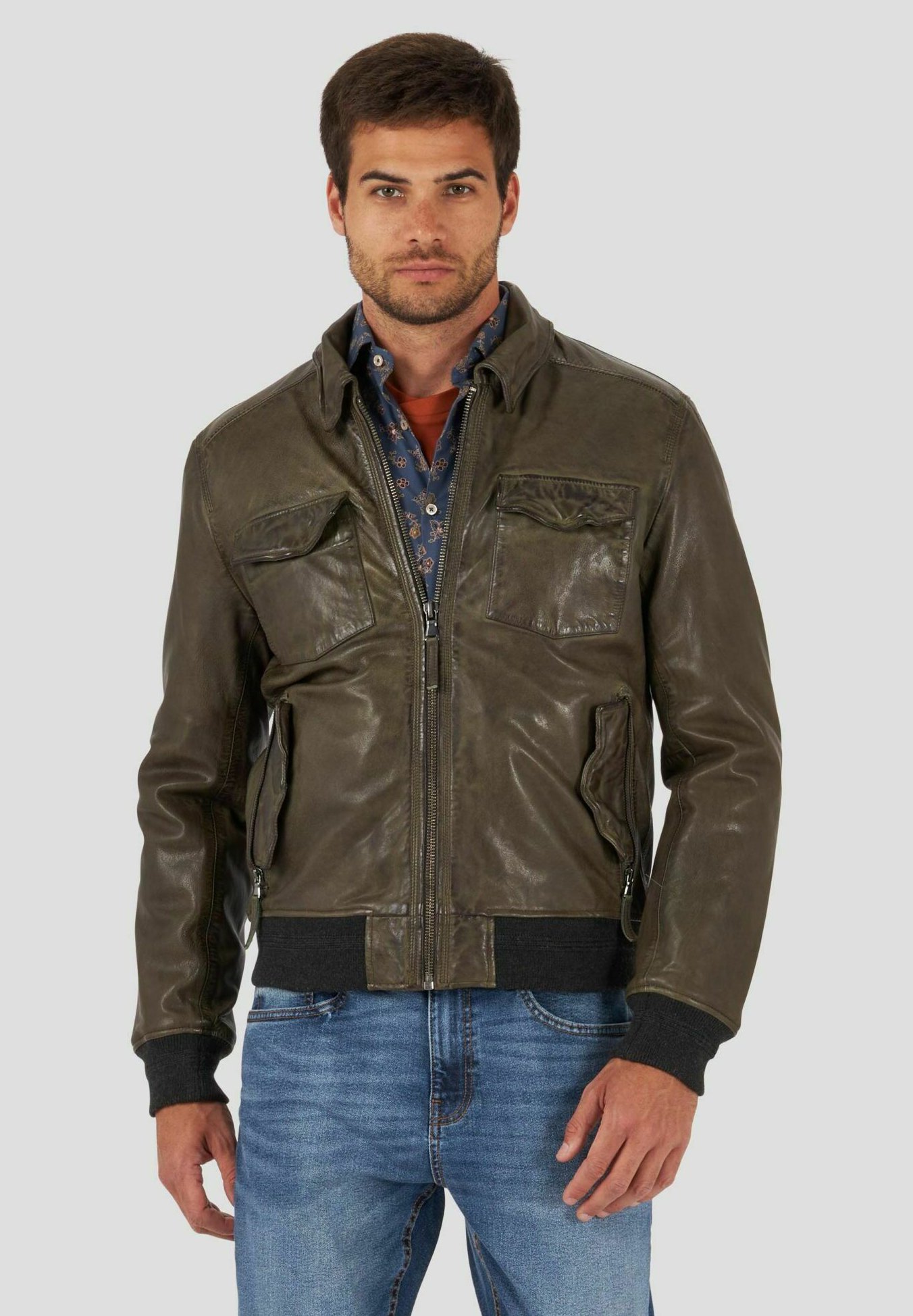 giubbotti in pelle per uomo conbipel