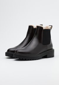 ONLY SHOES ONLBOLD CHELSA BOOTIE - Botas de inverno - dark brown