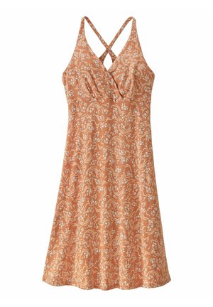 Jerseykleid - orange