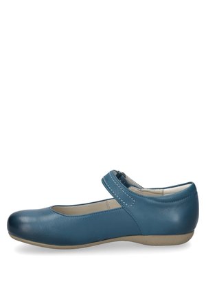 FIONA - Ankle strap ballet pumps - blau