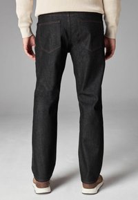 Next CLASSIC STRETCH - Straight leg -farkut - black rinse