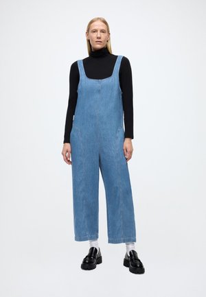OVERALLS SLEEVELESS ANKLE LENGTH - Lühikeste varrukatega bodi - light blue