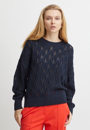 ICHI IHMARNAS LS2 - Maglione - blue