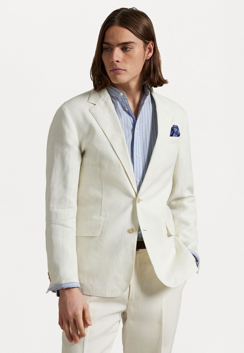 Polo Ralph Lauren - POLO SOFT MODERN LINEN SUIT JACKET - Veste de costume - cream, Agrandir