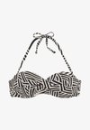 BANDEAU - Bikini augšdaļa - schwarz creme