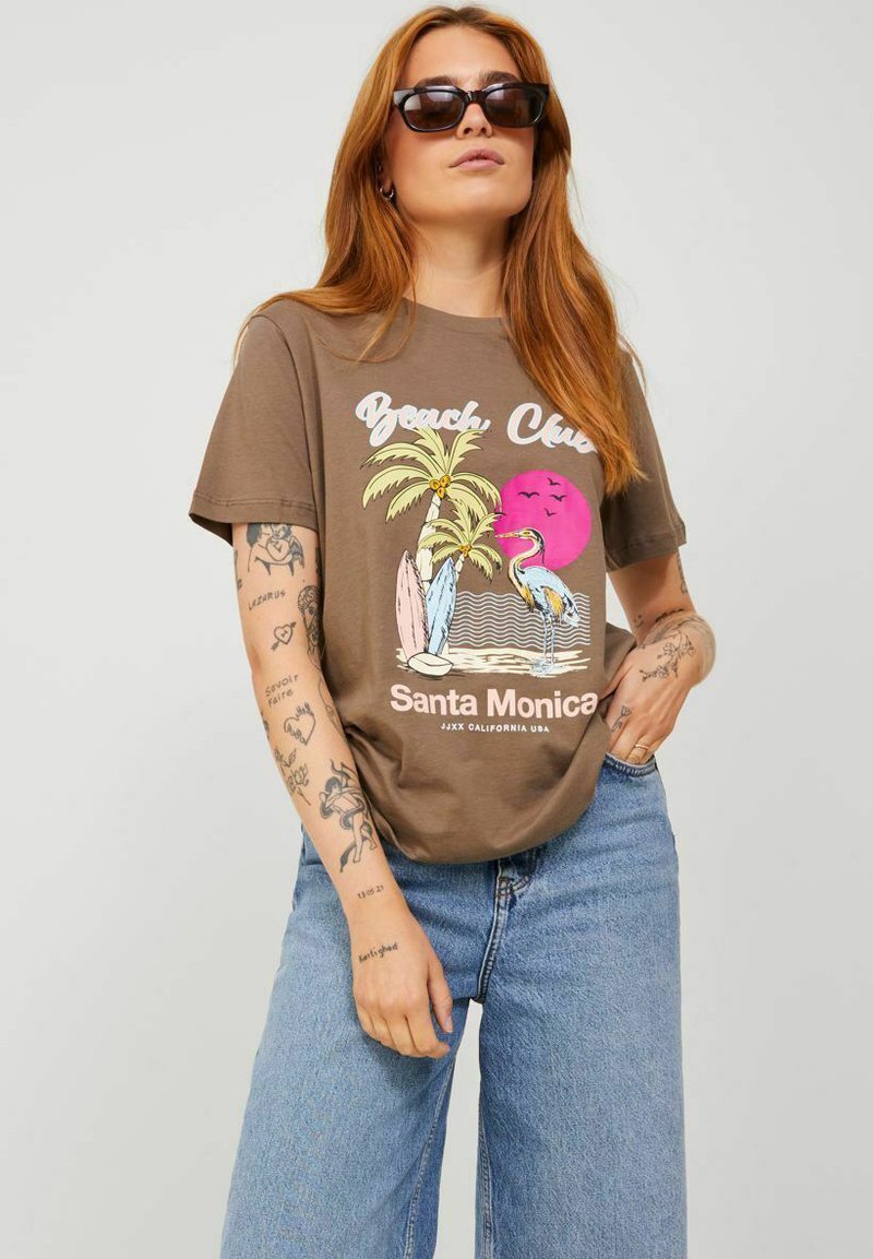 JJXX JXMIO TShirt print morel/oliv Zalando.de