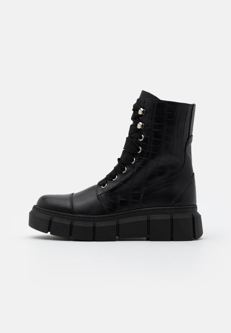 ALOHAS Veterboots zwart