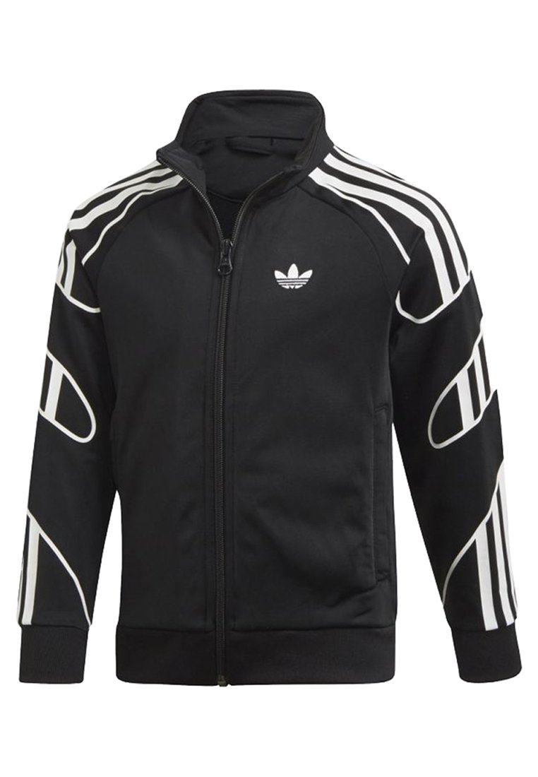 adidas Originals FLAMESTRIKE TRACK SUIT - Felpa aperta - black - Zalando.it