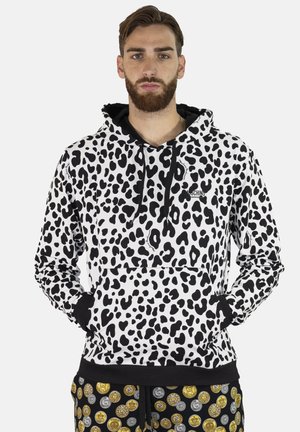 FANTASIA ANIMALIER  - Felpa con cappuccio - bianco