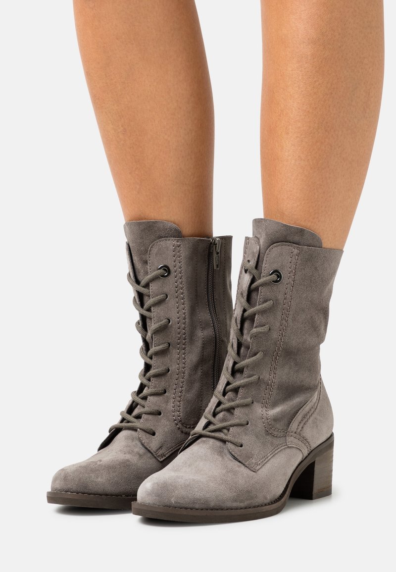 Gabor Bottines à lacets - grey