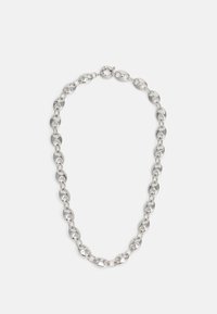 LARGE LINK CHAIN NECKLACE UNISEX - Colar - silver-coloured