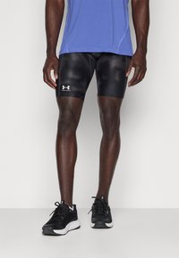 Under Armour - ARMOUR PRINTED - Leggings - black/white Thumbnail Image 1