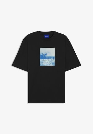 HUGO, NIEROFIX - Print T-shirt - black one