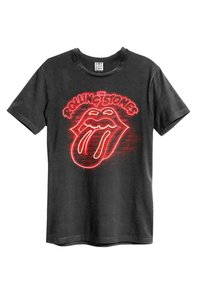 Paradiso Clothing ROLLING STONES NEON LIGHT - Print T-shirt - grey
