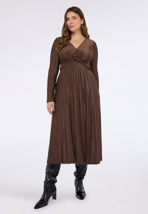 Jerseykjole - marrone