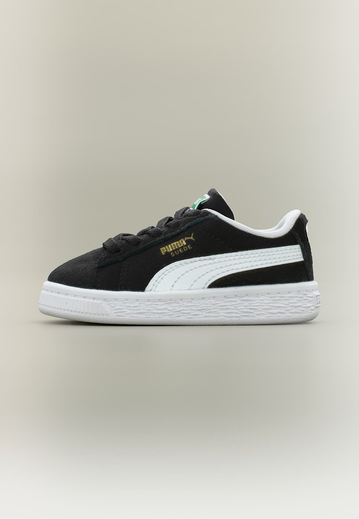 PUMA SUEDE CLASSIC AC INF UNISEX - Baby shoes - black/white