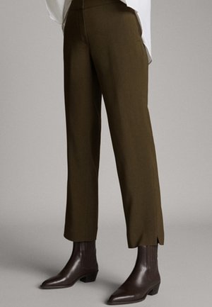 Massimo Dutti Pantalon classique - green