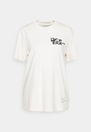 ROUND NECK SHORT SLEEVE - Camiseta estampada - natural white