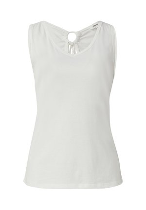 s.Oliver MIT CUT-OUT UND SCHLEIFE - Top - weiß