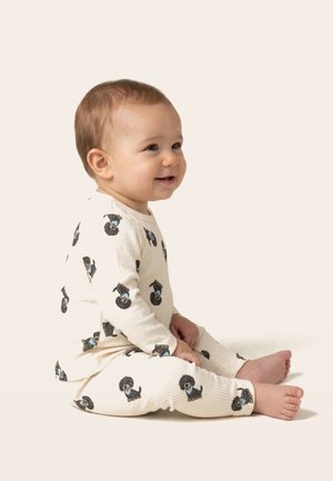 The New Siblings TNSBSYLVAN  - Leggings - Trousers - gardenia aop