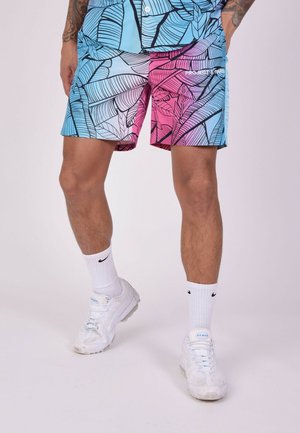 Project X Paris IMPRIMÉ TROPICAL - Shorts - bleu