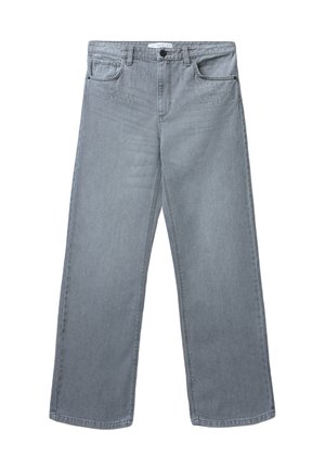 LUNGO TINTA UNITA - Jeans a sigaretta - var grigio denim