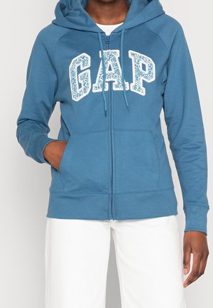 Sweater met rits - light-blue denim