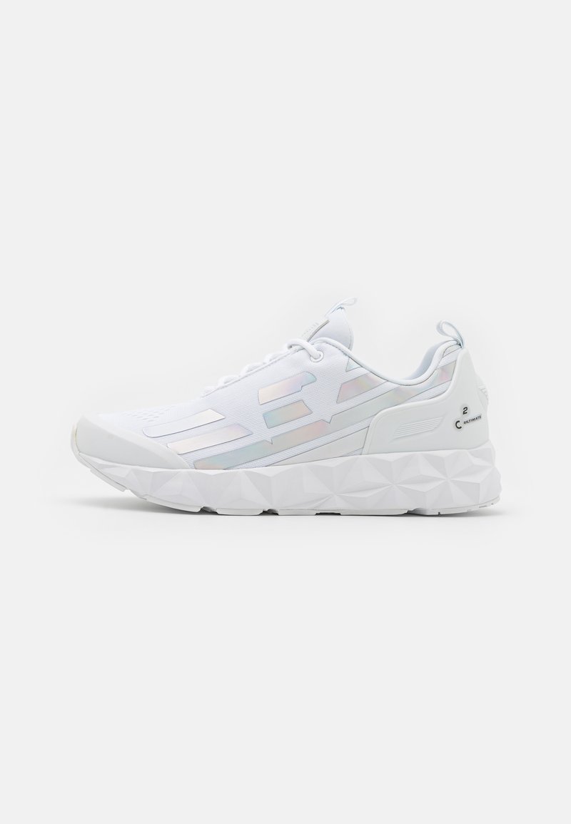 EA7 Emporio Armani ULTIMATE KOMBAT UNISEX - Trainers - white/iridescent ...