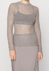 Calvin Klein Stickad tröja - brown