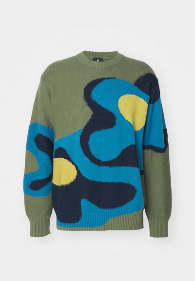 PS Paul Smith MENS CREW NECK - Strickpullover - greens