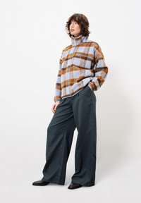 FRNCH Fleecejas - bleu jean